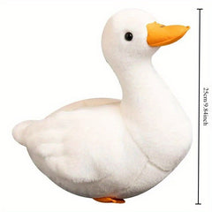 Fluffy Snow Cole Duck Plush Toy - Soft Stuffed Animal - Perfect for Home Decor
