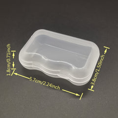 Silicone Spiral Earplugs with Storge Box for Swimming - 2 Pairs