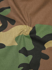 Camo Print Coat With Pockets Women's Outerwear