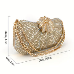Rhinestone Evening Clutch Handbag for Weddings
