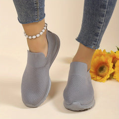 Women's Breathable Flying Woven Sneakers Lightweight Sport Shoes