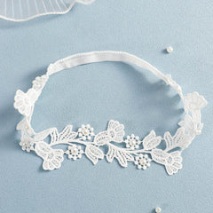 Elegant Faux Pearl Lace Thigh Garter