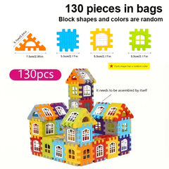 Educational Building Blocks Set Smart Development Puzzle House Large Creative Br