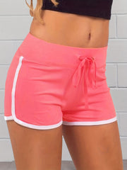 Y2K Sports Elastic Drawstring Shorts
