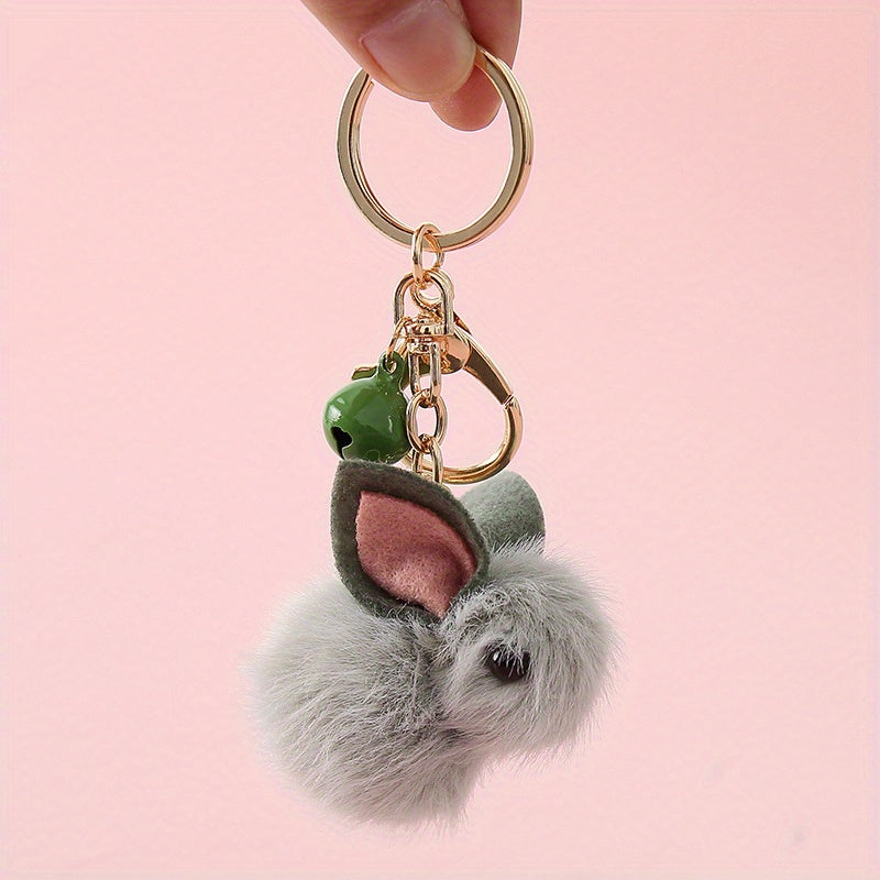Cute Cartoon Rabbit Keychain Bunny Car Pendant Key Ring