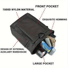 Adjustable Camo Molle Dump Pouch for Outdoor Camping