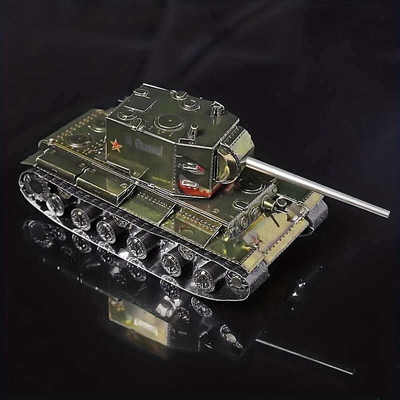 KV2 107 Tank 3D Metal Assembly Model Puzzle