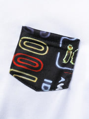 Boys Letter Outfit Shorts & T-shirt Short Sleeves Crew Neck Casual Summer