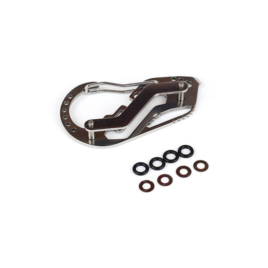 Stainless Steel Carabiner Key Clip for Outdoor Adventures