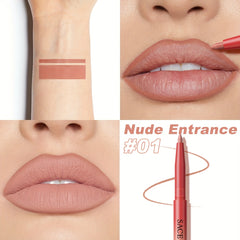 SACE LADY Velvet Mousse Lip Liner & Brush - Highly Pigmented Lip Makeup