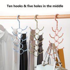 360 Rotatable Hat Rack Shoe Hook Belts & Scarf Hanger