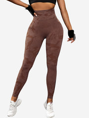 High Waisted Yoga Pants Camouflage Print Leggings