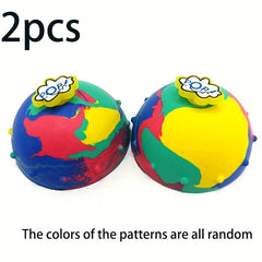 Colorful Bouncing Toys Set with Playful Accents - Ideal for Party Favors