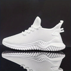 Men's Breathable Running Shoes Lightweight Non-slip Sneakers for Gym