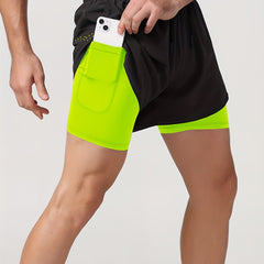 Men's Gym Running Shorts Quick Dry Workout Short