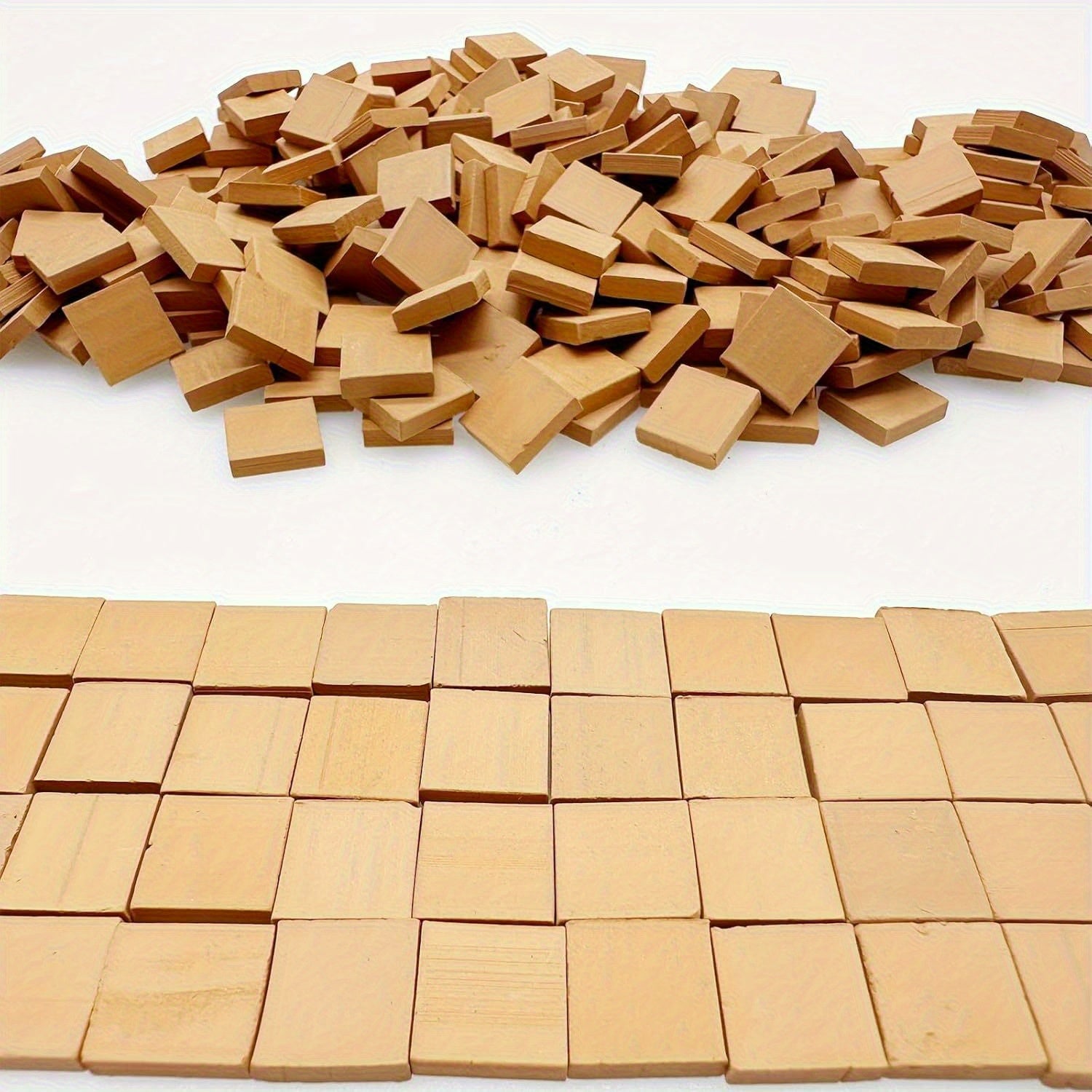 Red Pottery Clay Mini Bricks 1:35 Scale Square Model Bricks DIY Micro Landscapes