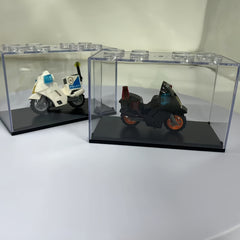 Transparent display box for building block collection