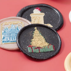 Brass Seal Fireplace Castle Elk Christmas Wax Seal