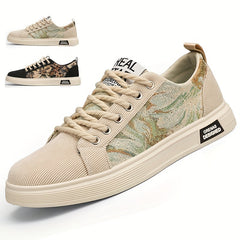 Men's Lace Up Skate Shoes Breathable Non Slip Sneakers