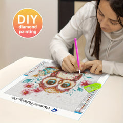 30x30cm 5D DIY Owl's Home Diamond Painting Kit