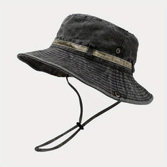 Boonie Hat Washed Cotton Bucket Hat Packable Outdoor Fishing Hat