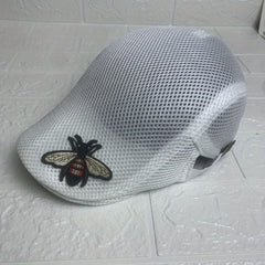 Little Bee Breathable Mesh Forward Hat Solid Beret