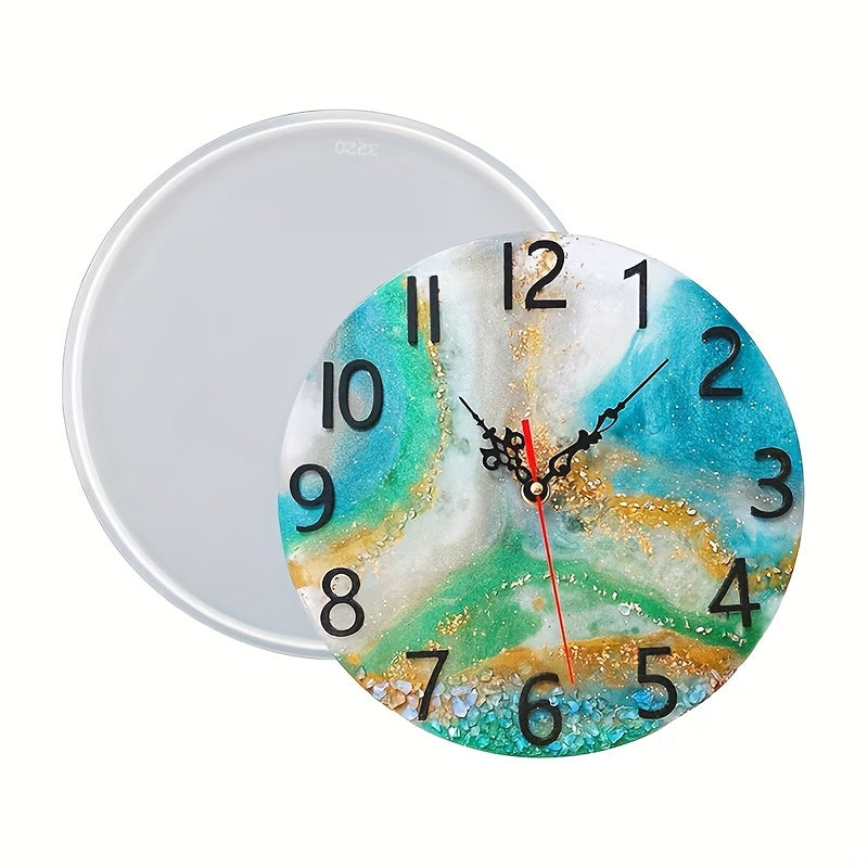 Circular Clock Resin Mold for DIY Home Decoration