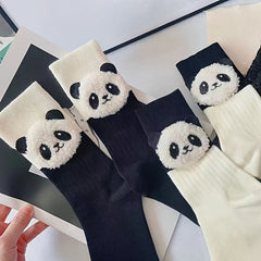 Panda Pattern Sports Socks Cartoon Panda Design