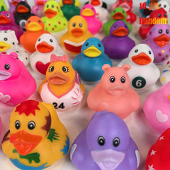Rubber Ducks Toy 20pcs Mix PVC Kids Bath Birthday Baby Showers Classroom