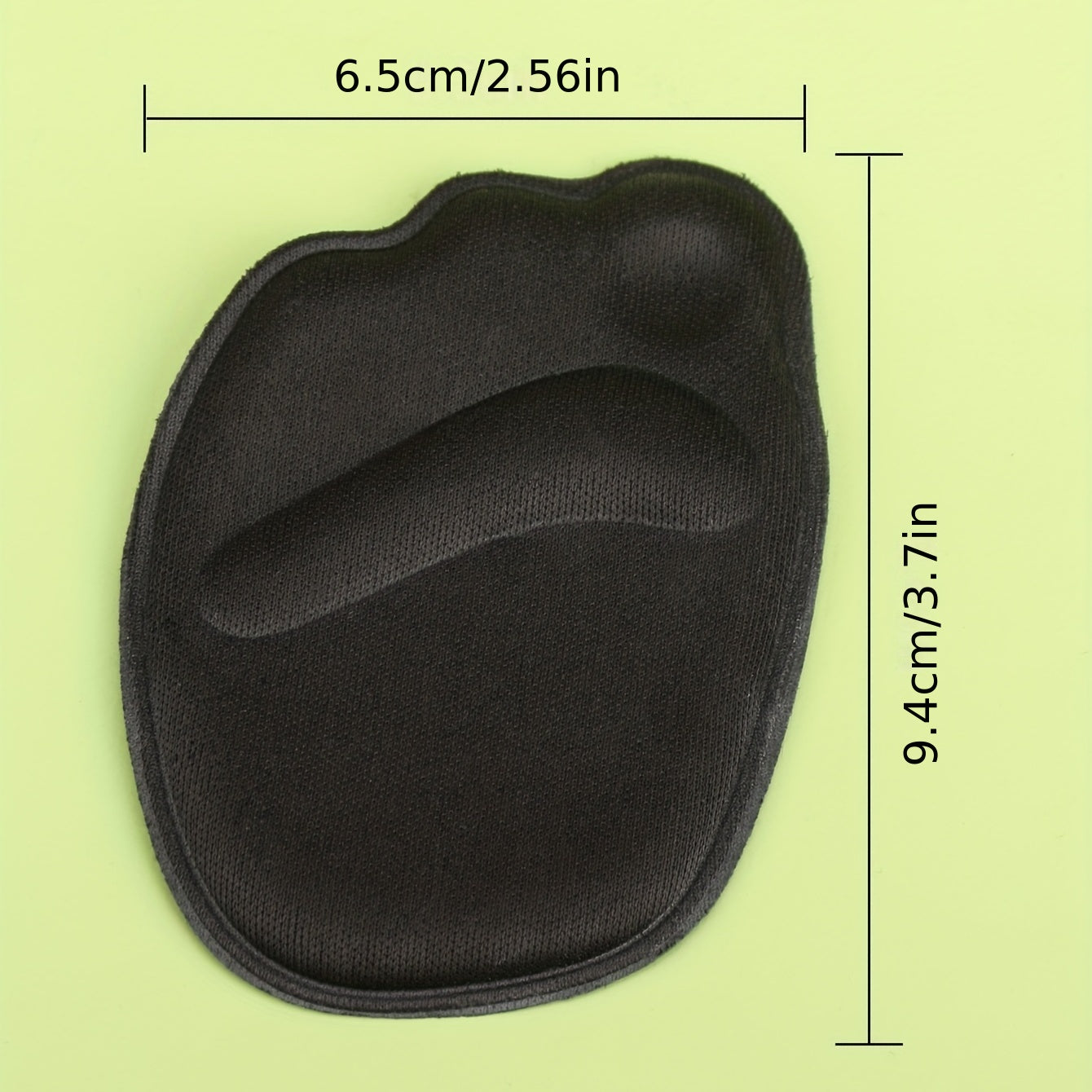 1pair Forefoot Pad Ladies High-heeled Shoes Pad Invisible Half Pad