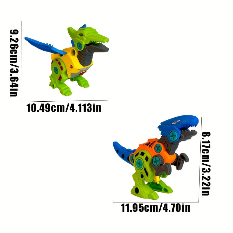 DIY Dinosaur Toy Building Blocks for Kids Mini Model Kit Educa