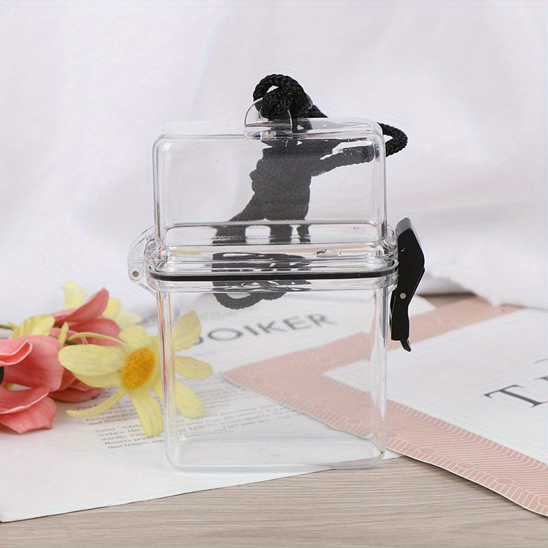 Transparent Storage Cigarette Case Waterproof Plastic