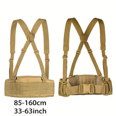 Men's Multifunctional MOLLE Waistband for Outdoor Sports