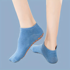 Non Slip Grippers Socks with Towel Sole for Yoga Pilates