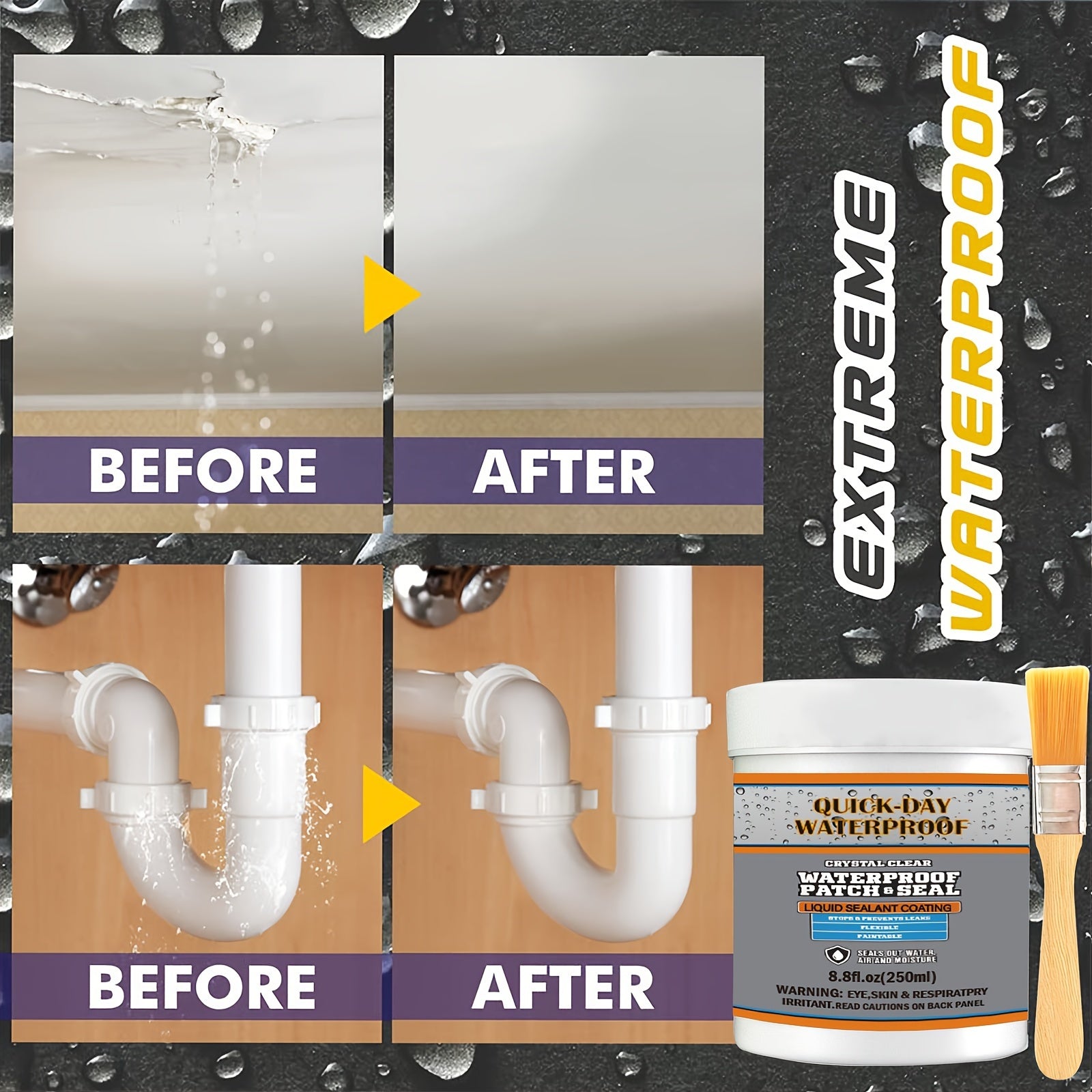 1pc Waterproofing Agent Invisible Leak-proof Insulation Sealant