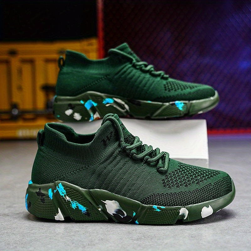 Men's Slip on Sneakers Breathable Athletic Shoes