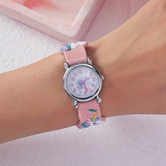 Pink Unicorn Casual Watch for Kids