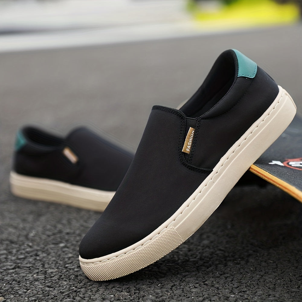 Men's Lightweight Slip On Canvas Loafers for Outdoor Walking