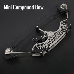 Mini Handheld Composite Bow Set Stainless Steel Decompression Toy