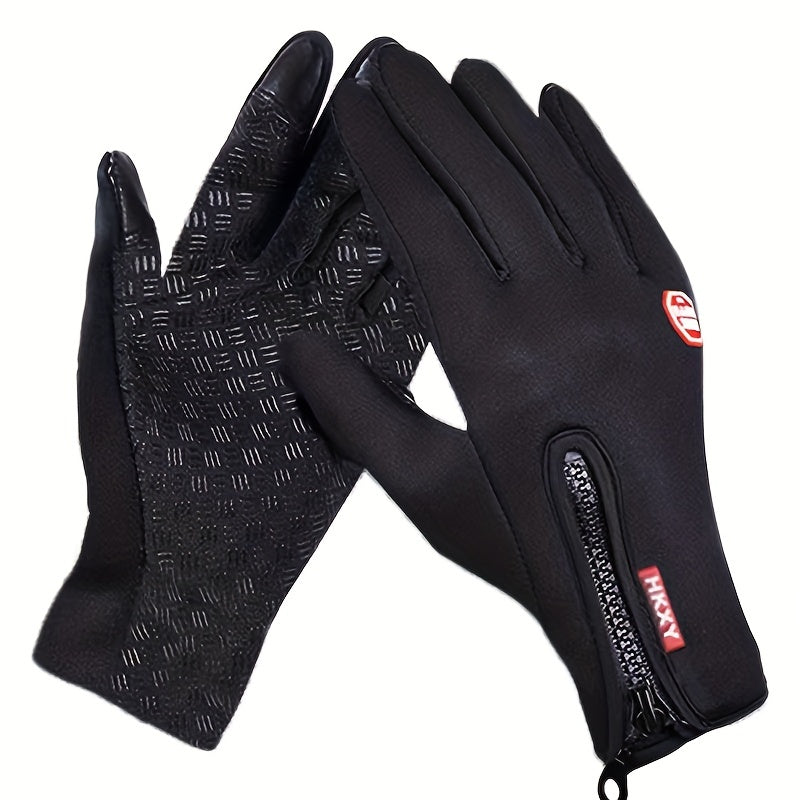 Outdoor Windproof Touch Screen Gloves For Mountaineering