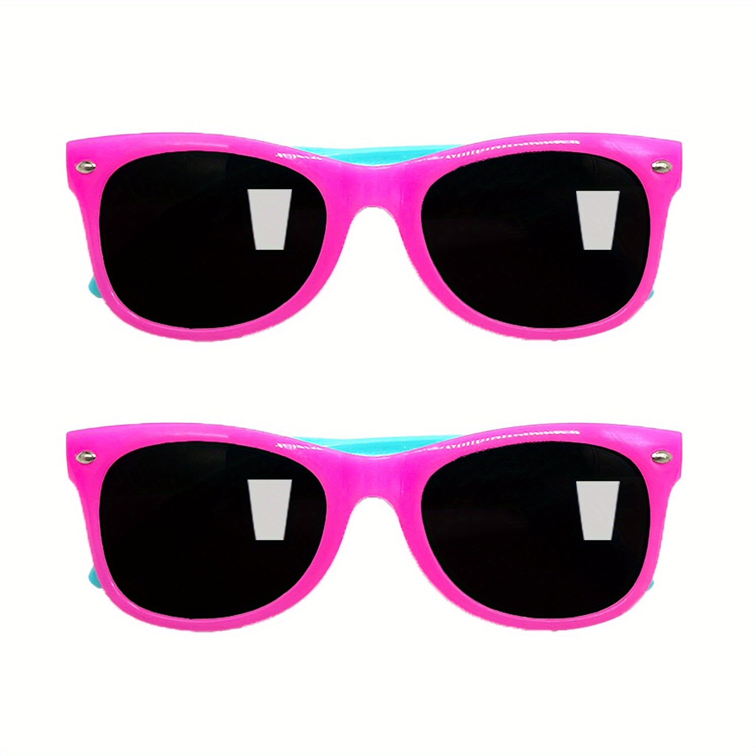 Kids Neon Sunglasses Bulk for Boys & Girls, 2 Pcs Party Favors