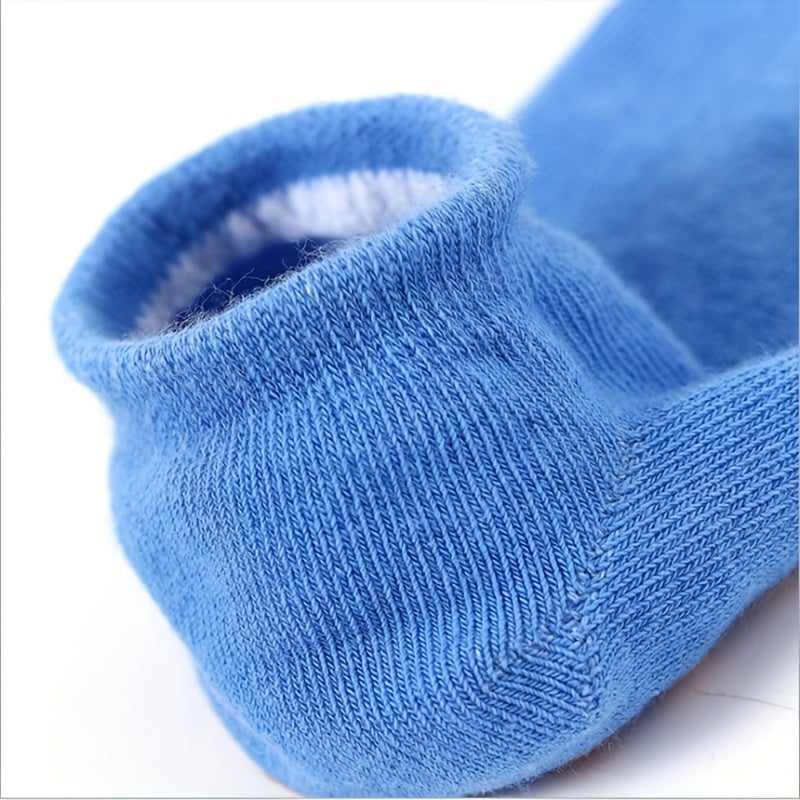 3 Pairs Kids Non-Slip Trampoline Socks, Sports Floor Silicone Socks