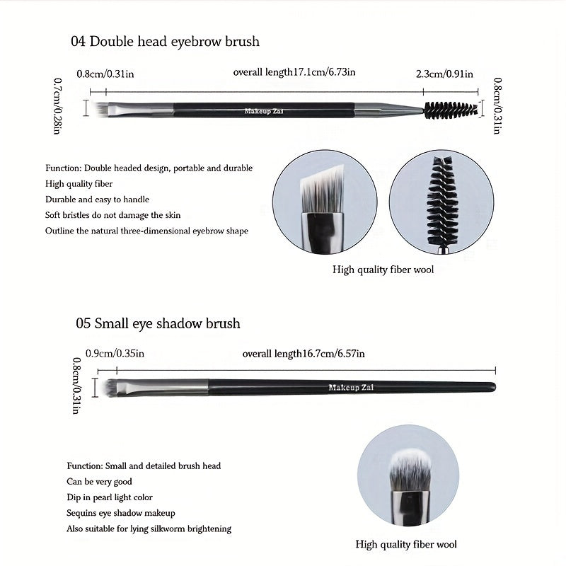 Vegan Eye Makeup Brush for Precision Application & Blending