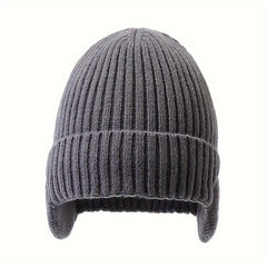 Warm Knitted Beanie Hat for Winter Outdoor Activities