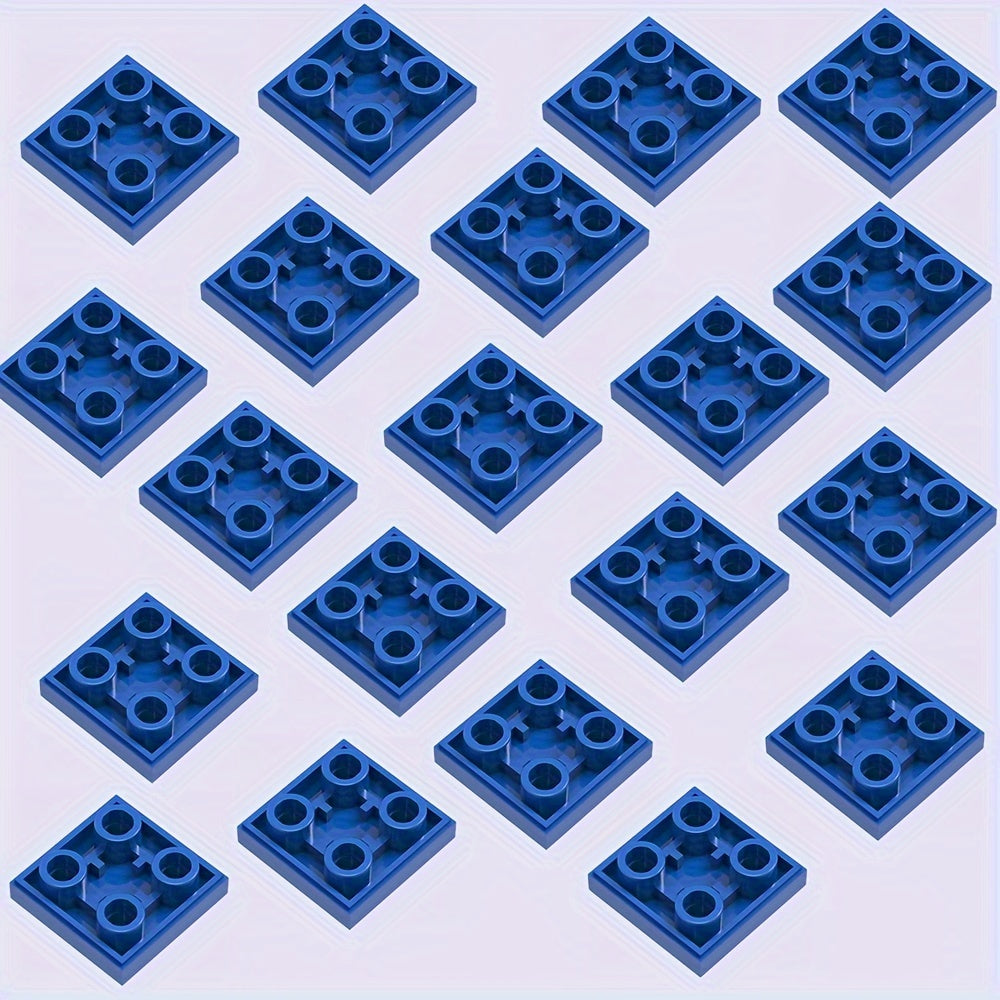 20pcs ABS Building Blocks Set 2x2 Inch Plates Low Walls