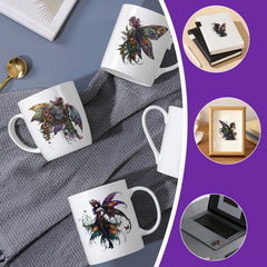 12pcs Gothic Fairy UV DTF Cup Sticker for Party Birthday Home Decoration