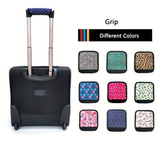 Vintage Flower Pattern Luggage Handle Cover