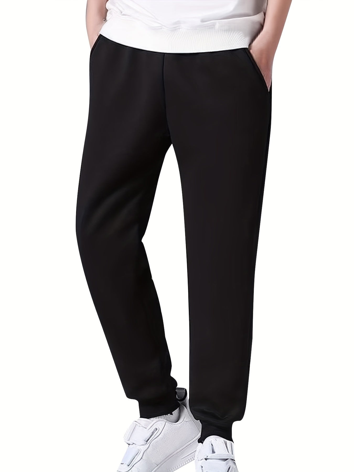 Men's Drawstring Sweatpants Loose Casual Jogger Pants