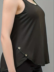 Solid Round Neck Tank Top