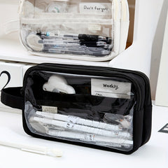 Large Capacity Pencil Case Handheld Pencil Case Stationery Case